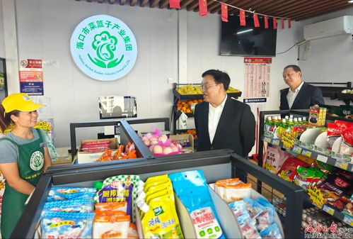 馮飛在海口暗訪檢查安全生產與食用農產品市場供應
